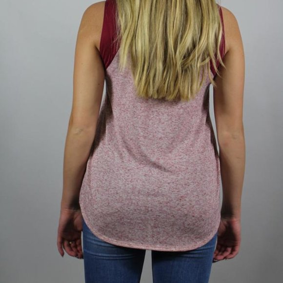 Burgundy Tank Top - Picture 2 of 3